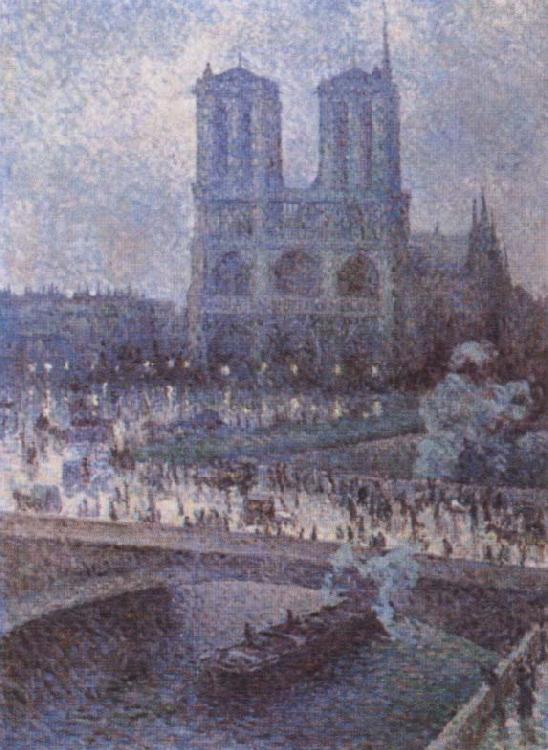 Luce, Maximilien Notre-Dame oil painting picture